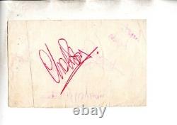 1963 ROLLING STONES HAND SIGNED AUTOGRAPHs ON VINTAGE ALBUM PAGE