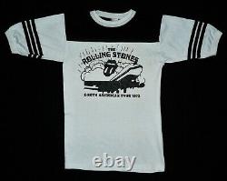 1972 vtg Rolling Stones North American Tour Tshirt 70s rock concert souvenir S
