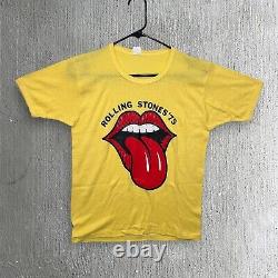 1975 The Rolling Stones Tour Tongue Sportique Band t shirt 70s Rock Concert