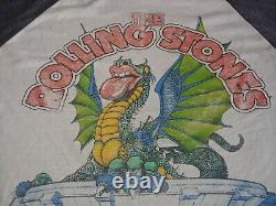 1981 Rolling Stones Cotton Bowl Shirt Tour Concert T-shirt Raglan Texas Jersey