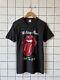 1982 Vintage Mens Rolling Stones Rock Band Tee T Shirt Graphic Tour Top Size L