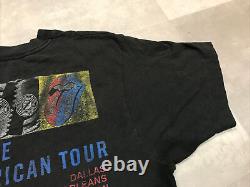 1989 Original Vintage The Rolling Stones North American Tour T Shirt. 1 Owner