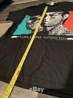 1989 Rolling Stones Tattoo You Vintage T-Shirt