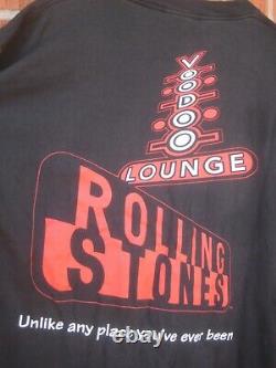 1990s Vtg THE ROLLING STONES English Rock Band Fine XL Brockum T-shirt USA