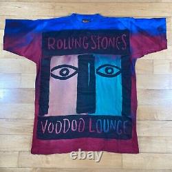 1994 ROLLING STONES Vintage BAND Shirt VOODOO LOUNGE Tour Single STITCH Concert