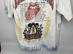 1994 Rolling Stones Voodoo Lounge Tour Vintage shirt M Tie Dye single stitch