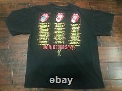 Brockum Voodoo Rolling Stones 94 / 95 Stones shirt Black XL North American Tour