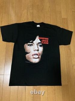 Dead 90s USA Rolling Stones T-shirt L DEAD Black Black Vintage