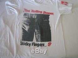 Deadstock Vintage Rolling Stones Sticky Fingers'89 T-Shirt