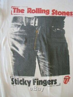 Deadstock Vintage Rolling Stones Sticky Fingers'89 T-Shirt