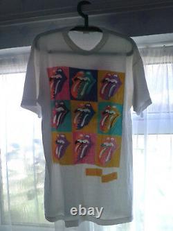 Genuine original vintage Rolling Stones Urban Jungle 1990 Tour T-shirt VG con