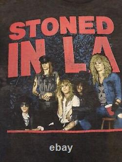 Guns N Roses Vtg Tour Shirt Crue Ozzy Halen Metallica Maiden Roling Stones LA