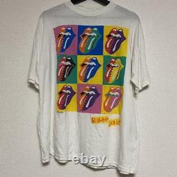 Limited Time Offer 80S Rolling Stones Vintage Eu Tour Band T-Shirt