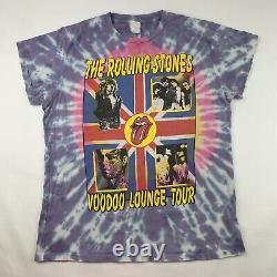 MadeWorn Rolling Stones Voodoo Lounge Tour 1989 T-Shirt Medium New Vintage Retro