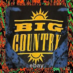 Mega Rare Vintage BIG COUNTRY T-Shirt Tie Dye 80s 90s XL Oversized Band Tee