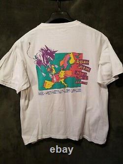 OFFICIAL vintage 1990 ROLLING STONES URBAN JUNGLE European Tour T Shirt