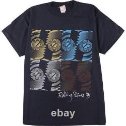 Old Clothes 80 Brockum The Rolling Stones'89 Band Shirt Men'S Vintage Ea 78857