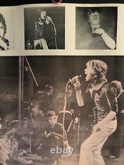 Original Vintage Poster Rolling Stones Collage 1970s Music Memorabilia Headshop