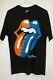 Original Vtg Rolling Stones 1989 Concert Tour T Shirt Mick Jagger Dead Stock