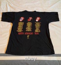 RARE LIKE NEW Vintage 1994/1995 The Rolling Stones Voodoo Lounge Shirt L Brockum