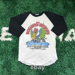 RARE Vintage 1981 Rolling Stones Tour Raglan Baseball Shirt Large 80s Band Tee