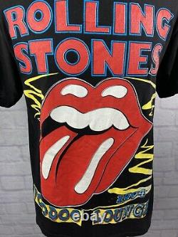 RARE Vintage 1994 Rolling Stones Shirt Voodoo Lounge Band Tee BIG Print 2 Sided