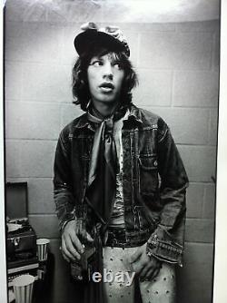 ROLLING STONES MICK JAGGER 1970s Vintage Photo Print By ANNIE LEIBOVITZ