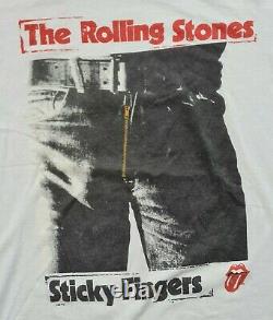 ROLLING STONES STICKY FINGERS 1989 NORTH AMERICAN TOUR vintage SHIRT