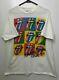 Rolling Stones Steel Wheels Tour 1989 Vintage White Tee Shirt Pre Owned Xl