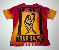 ROLLING STONES Vintage World Tour Voodoo Lounge 94/95 Mens Shirt Size L/XL M6
