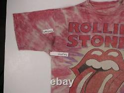ROLLING STONES Voodoo Lounge World Tour 1994 vintage t shirt Tie Dye XL concert