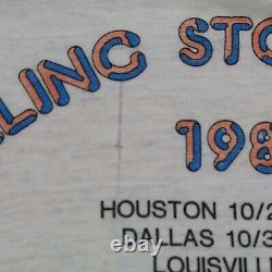 Rare VTG The Rolling Stones 1981 Sold Out Tour Stadium Dragon Raglan T Shirt 80s