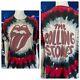Rare Vintage 1994 Rolling Stones Voodoo Lounge Tour T-shirt Tie Dye Red Band Xl