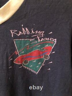 Rare Vintage Rolling Stones T Shirt 1981 Single Stich American Tour V Neck
