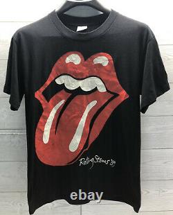 Rolling Stones 1989 North American Tour Vintage Large Spring Ford USA Shirt