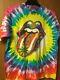 Rolling Stones. 1994 Tie Dye Shirt With Tongue Logo. Xl. Vintage
