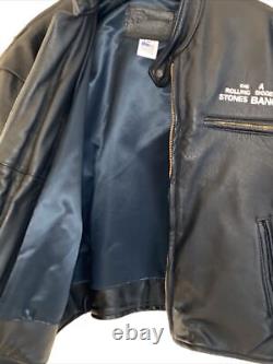 Rolling Stones Heavy Leather Jacket New Vintage Unworn Bigger Bang Tour XL