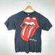 Rolling Stones North American Tour 1989 Mens 5050 T-shirt Black Tee Vintage Xl