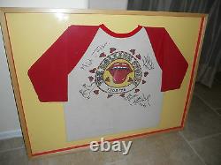 Rolling Stones Signed Autographed Vintage Tour Shirt PSA Certified Mick Keith +2