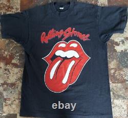 Rolling Stones Vintage 1994 Voodoo Lounge Tour Shirt Size XL Black Tongue Logo