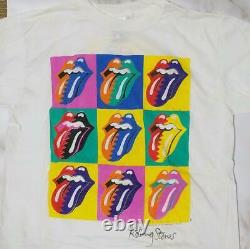 Rolling Stones Vintage Band T-shirt Rare Tongue Tour Rock