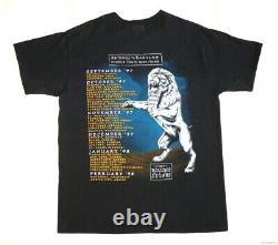 Rolling Stones Vintage T Shirt 1990's Concert Tour 1998 Bridges To Babylon XL