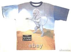 Rolling Stones Vintage T Shirt 1998 Bridges To Babylon Tour 90's Allover Print