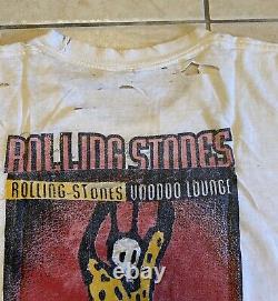Rolling Stones Vintage Tour Shirt Voodoo Lounge Tour 1994 Men's XL Tour Shirt