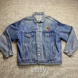 Rolling Stones VooDoo Lounge Jean Jacket Large Rare Denim Vintage