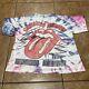 Rolling Stones Voodoo Lounge 1994 Tour Vintage T-shirt Size Xl Tie Dye Rock