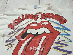 Rolling Stones Voodoo Lounge T Shirt Vintage 1994 Rare Crop tee
