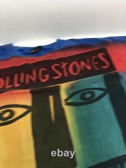 Rolling Stones Voodoo Lounge Tour T Shirt Vintage 1994 Tie Dye USA XXL 2XL