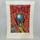 Rolling Stones Voodoo Lounge Vintage 90s Signed And Numbered Lithographic Poster