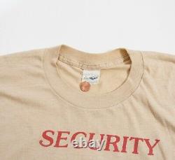 Rolling Stones tshirt Security Concert Tour Tee Vintage Original Medium M shirt